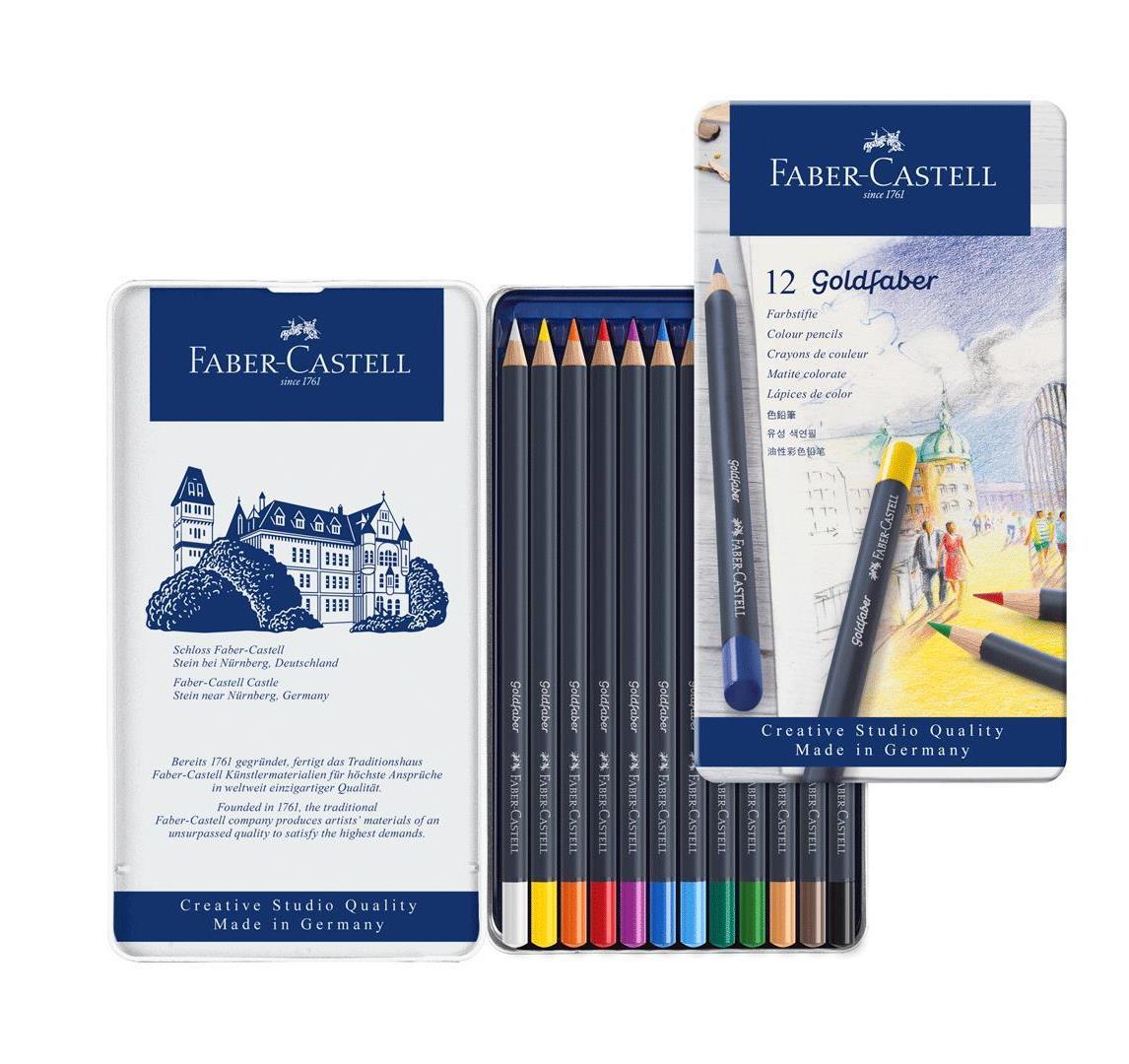 Goldfaber Aquarel 12'li Kuru Boya Kalemi