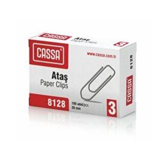 Cassa Ataş 100'lü Paket 8128 28mm No:3