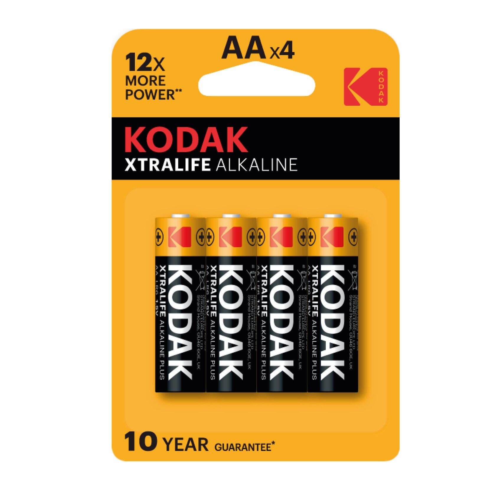 Kodak Xtralife Alkaline Kalem Pil AA 4lü