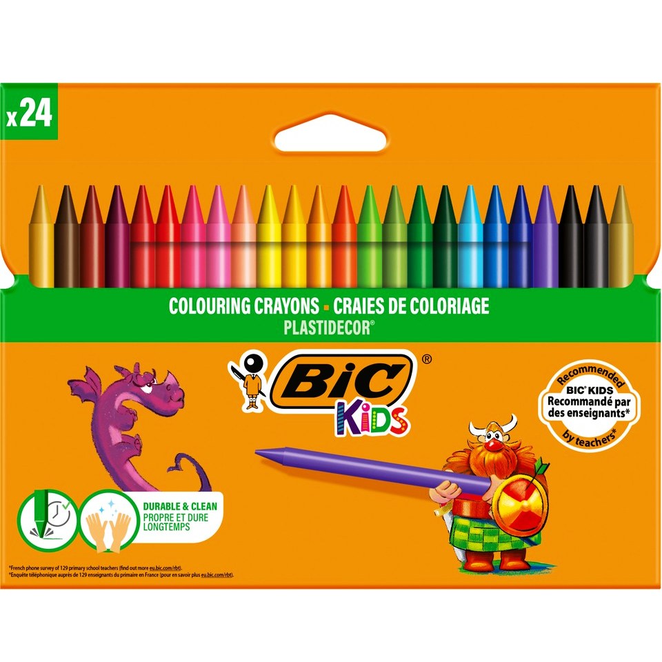 Bic Kids Silinebilir Pastel Boya 24 Renk