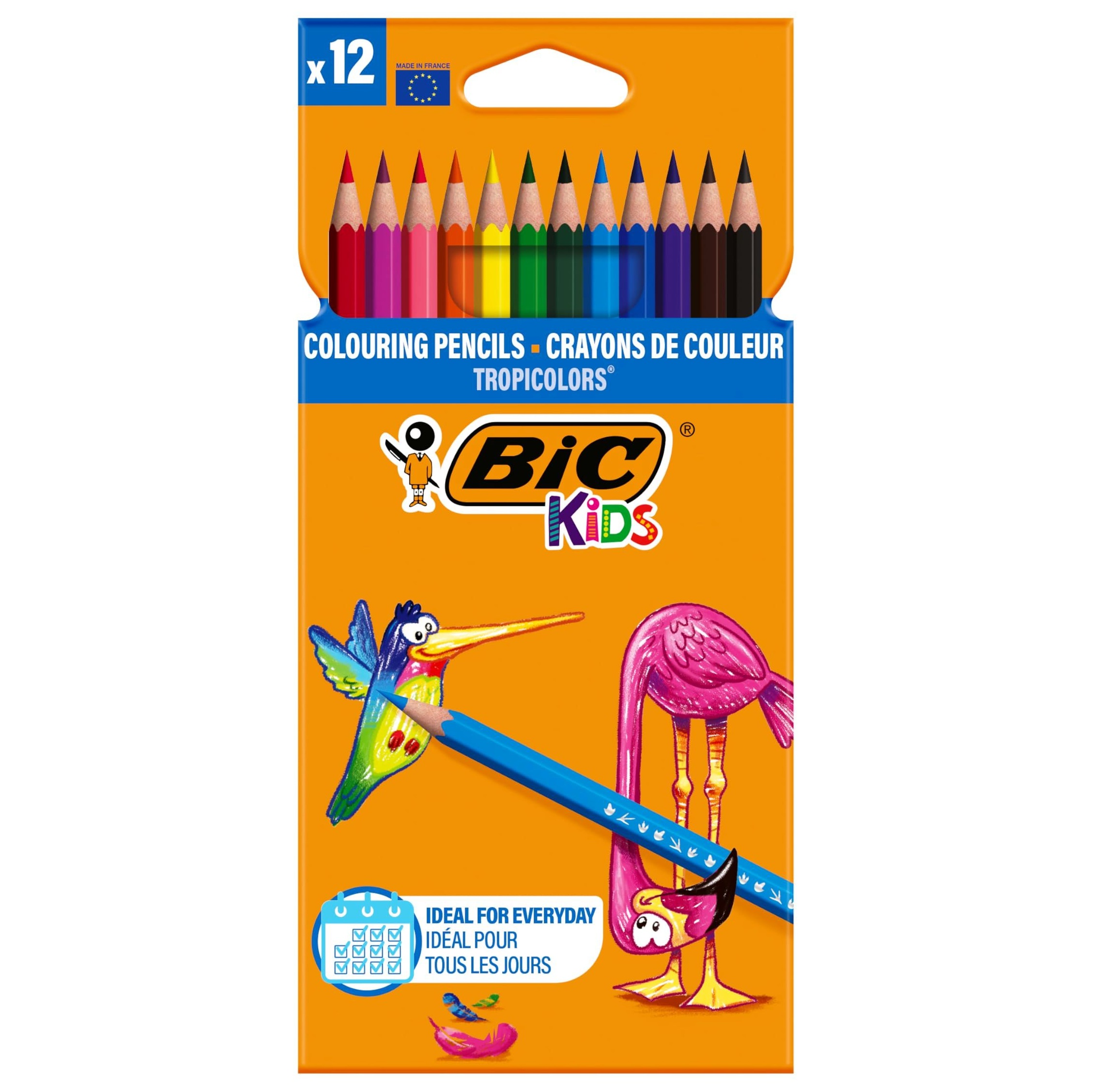 Bic Kids 12li Kuru Boya Tropicolors