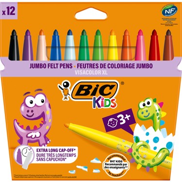 Bic Jumbo 12li Keçeli Kalem Visacolor XL