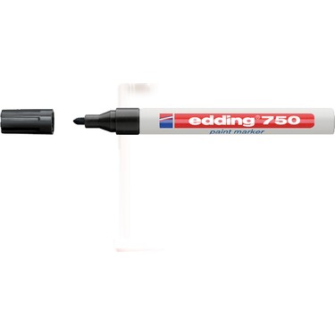 Edding E-750 Siyah Boya Dekor Markör Kalem	