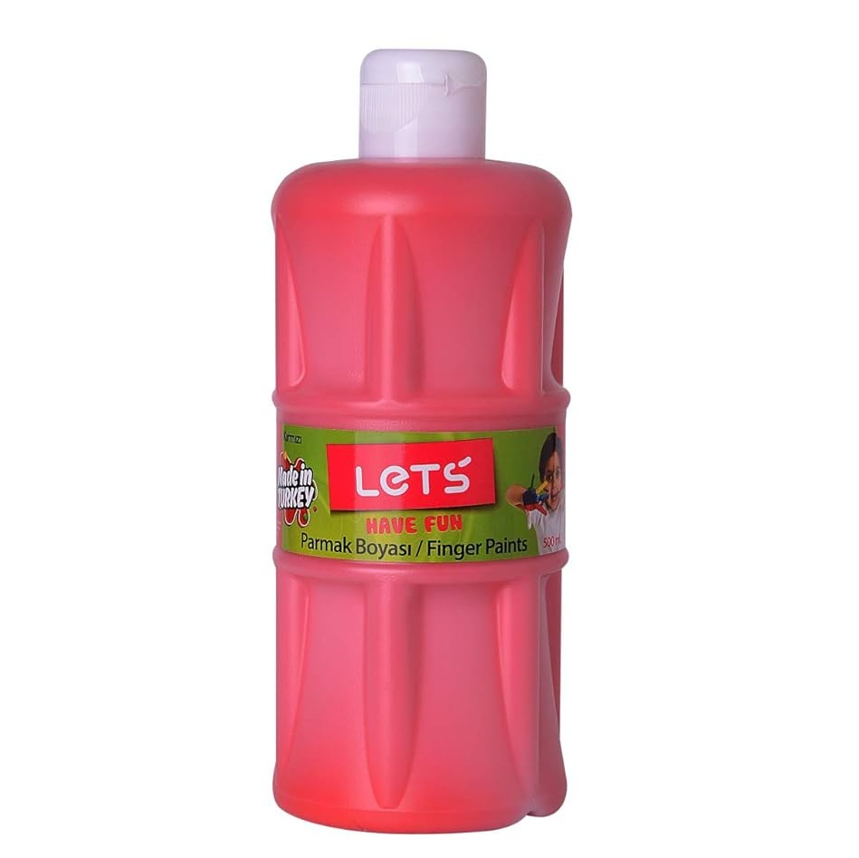 Lets Parmak Boyası 500 ML L5004 Kırmızı 