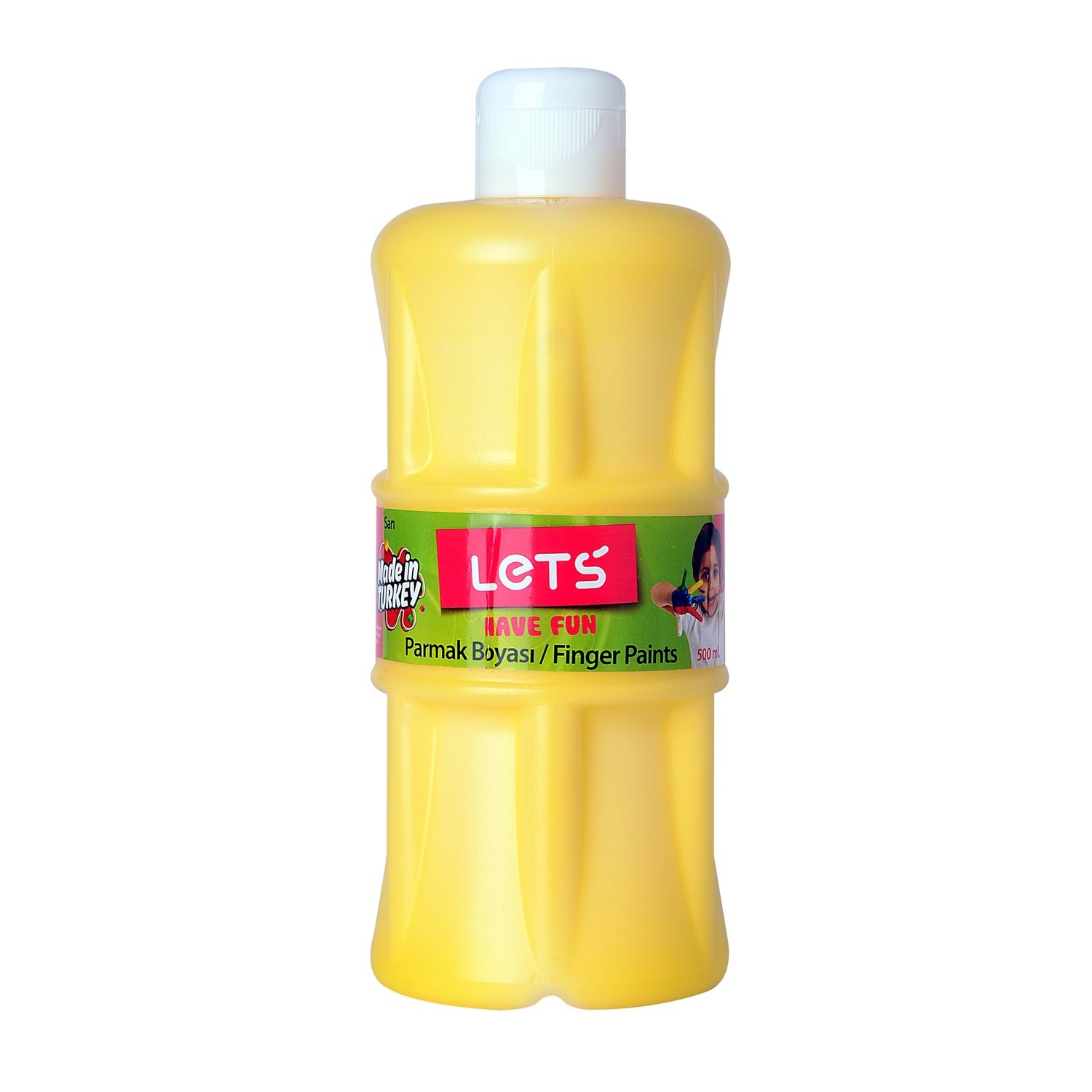 Lets Parmak Boyası 500 ML L5002 Sarı