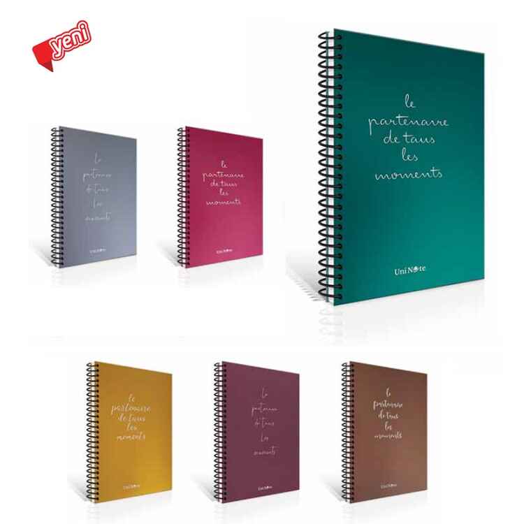Çınar Defter 120 Yp. Düz 17x24 Cm Spiralli Sert Kapak Defter