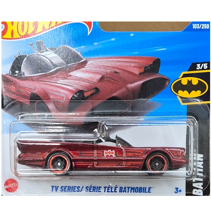 Tv Series Hot Wheels Batmobile HYY05 Serie Tele