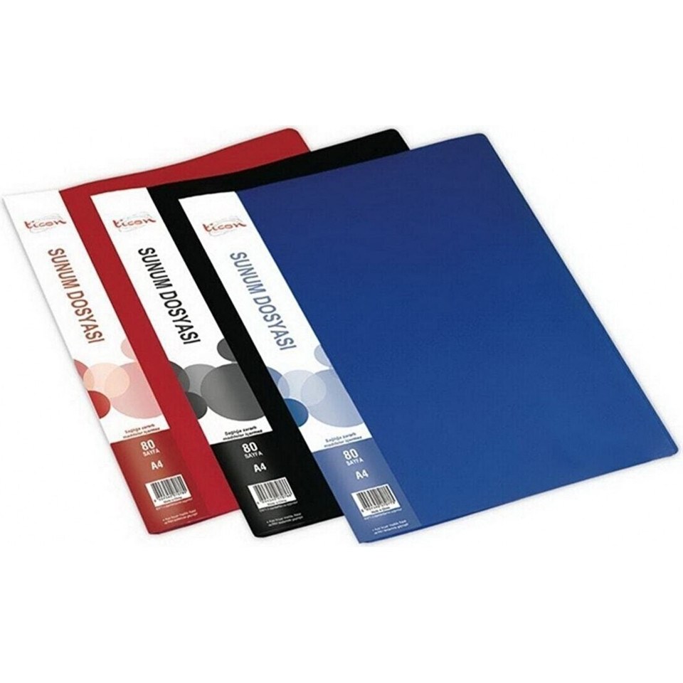 Ticon A4 Sunum Dosyası 80li 