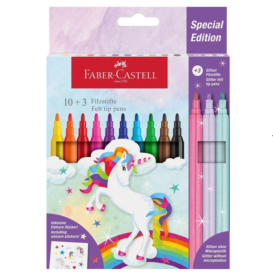 Faber Castell Unicorn Keçeli Kalem Seti 13lü