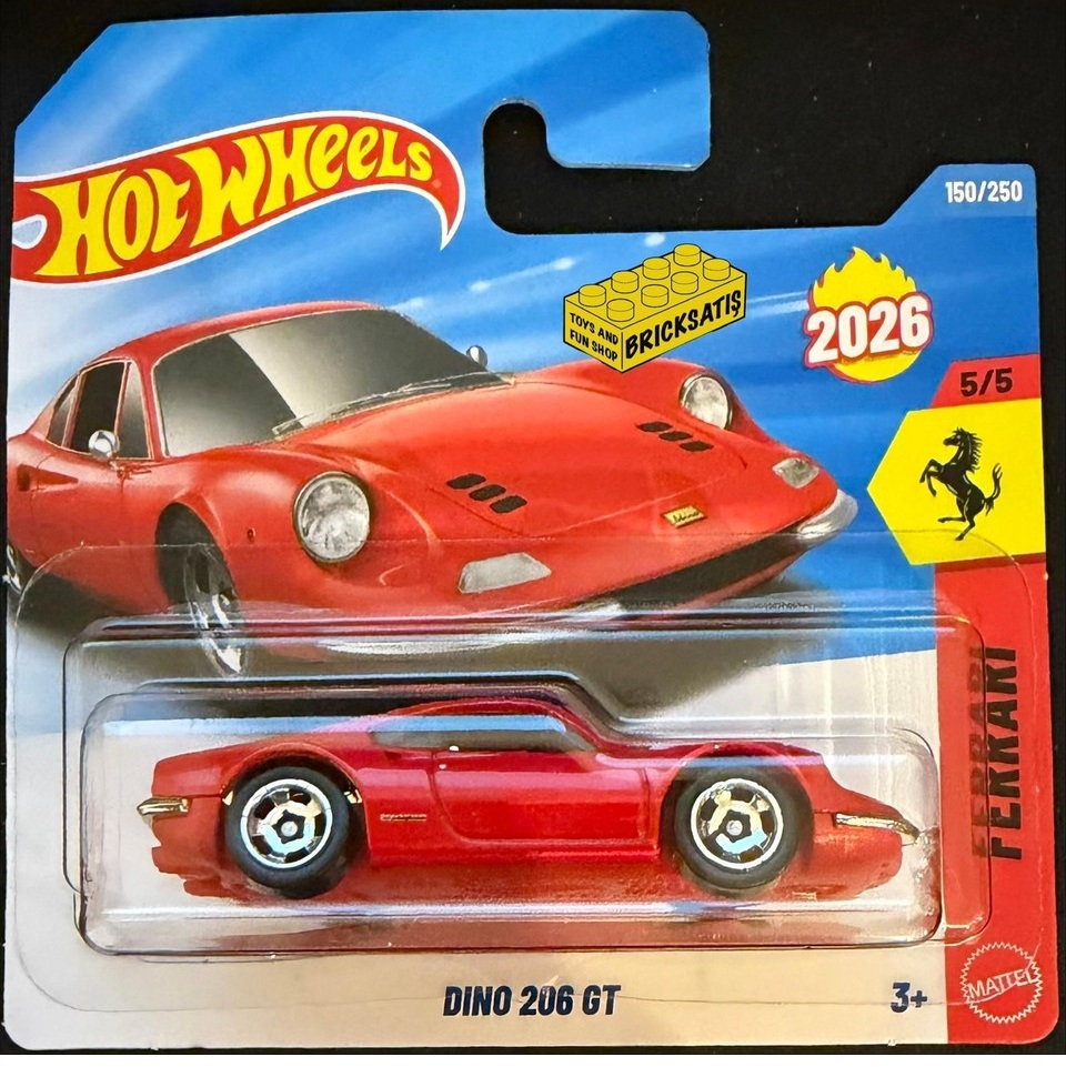 Ferrari Dino 206 GT Hot Wheels JJH56