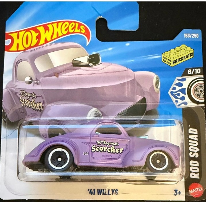 41 Willys  Hot Wheels Tekli Araba JJK01 Rengine Sağlık