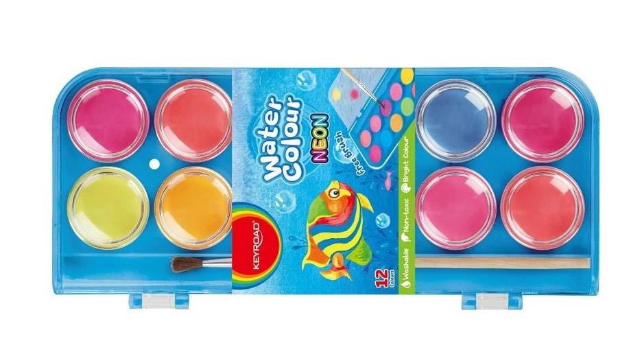 Keyroad 12li Sulu Boya Neon Renkler 