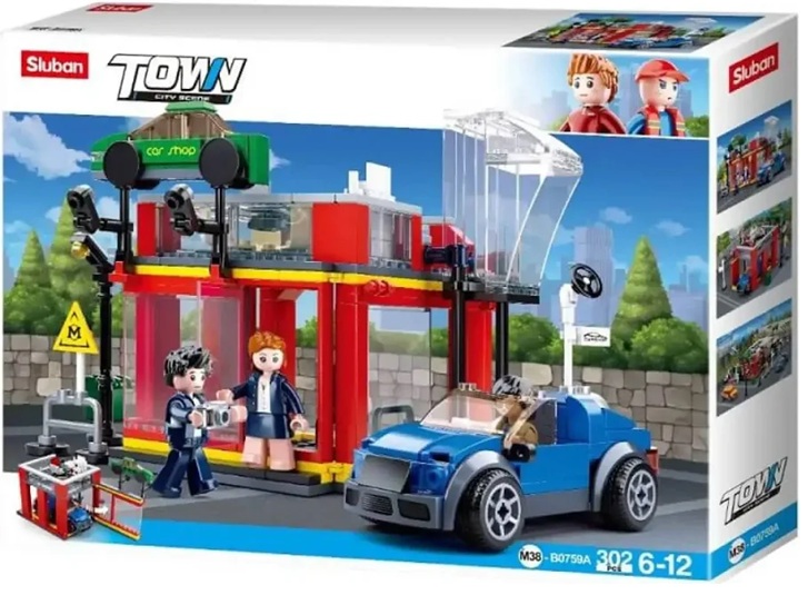 Sluban Town Tamirci - 302 Parça Lego