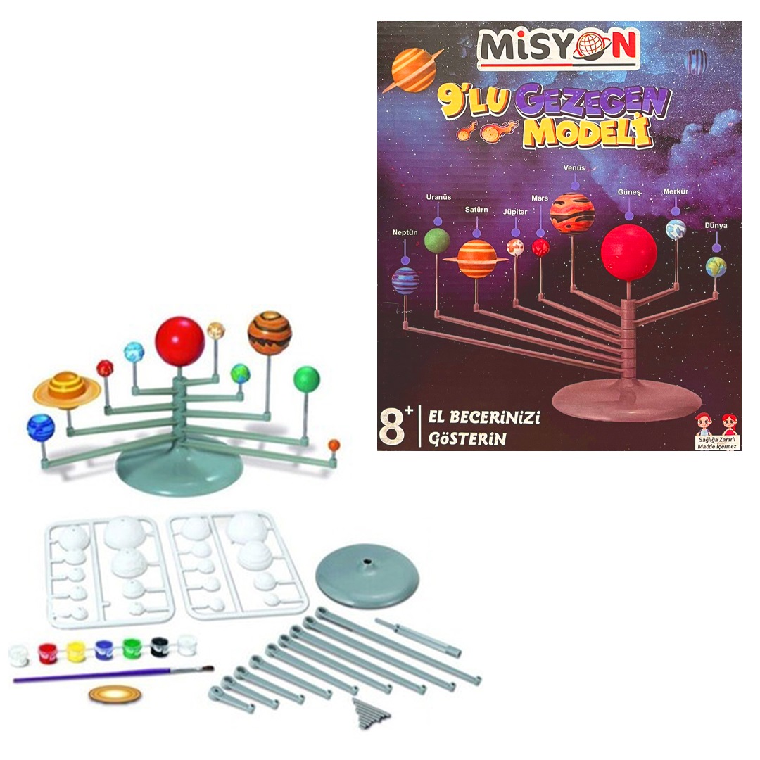 Misyon Gezegen Modeli 9 Lu Boyamalı Msy-08