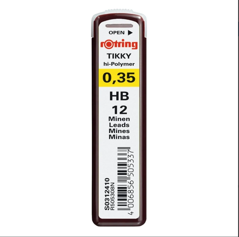 Rotring Hi-Polymer Kurşun Kalem Ucu 0.3 mm (HB)