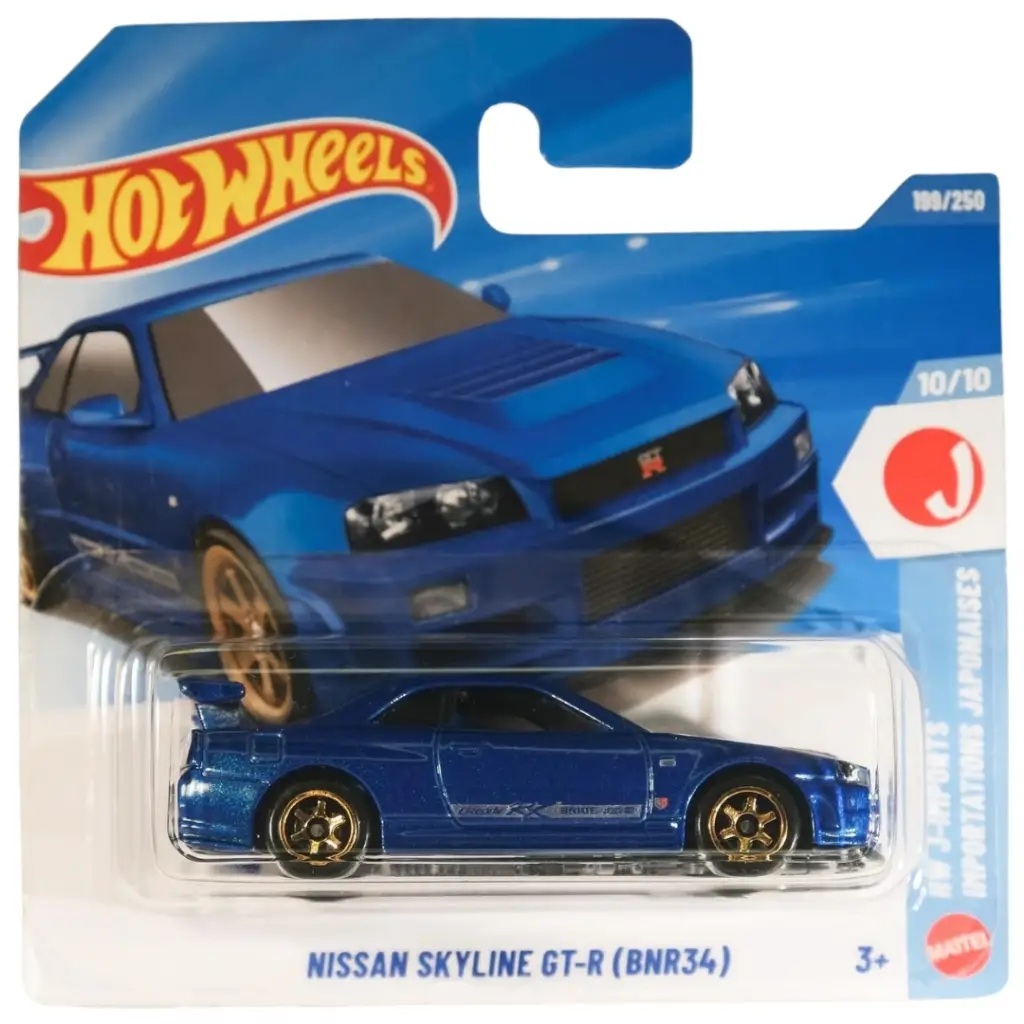 Nissan Skyline GT-R BNR34 JJK35 Hot Wheels