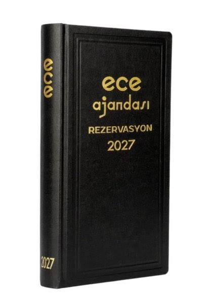 Ece Ajandası Avrasya 2027 Rezervasyon Günlük Ticari Çizgili 17x33